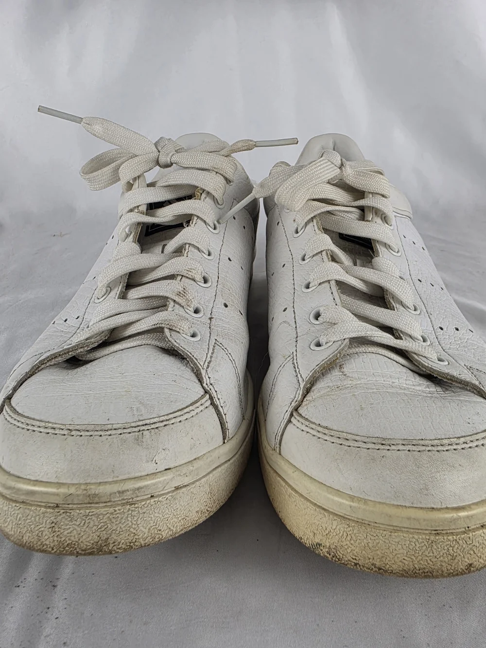 Adidas Adicross F33779 Triple White Leather Men's Golf Shoes Mens Size 9.5